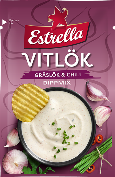Estrella Vitlök Gräslök & Chili Dippmix (Garlic Chives & Chili)