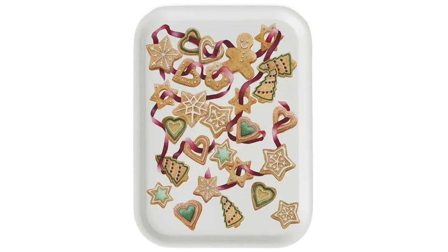 Gingerbread Birch Veneer Serving Tray