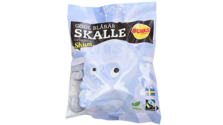 BUBS Blåbär Skalle (Blueberry Foam Skulls)