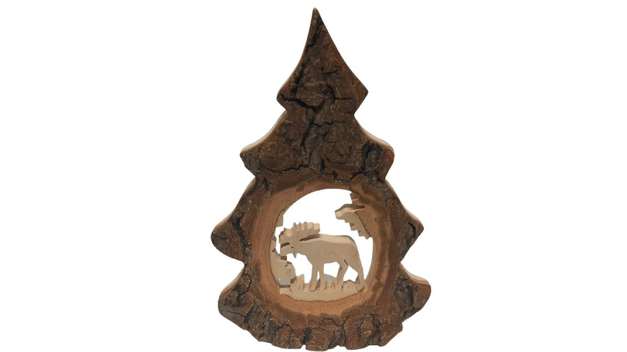 Swedish Handmade Bark Christmas Trees