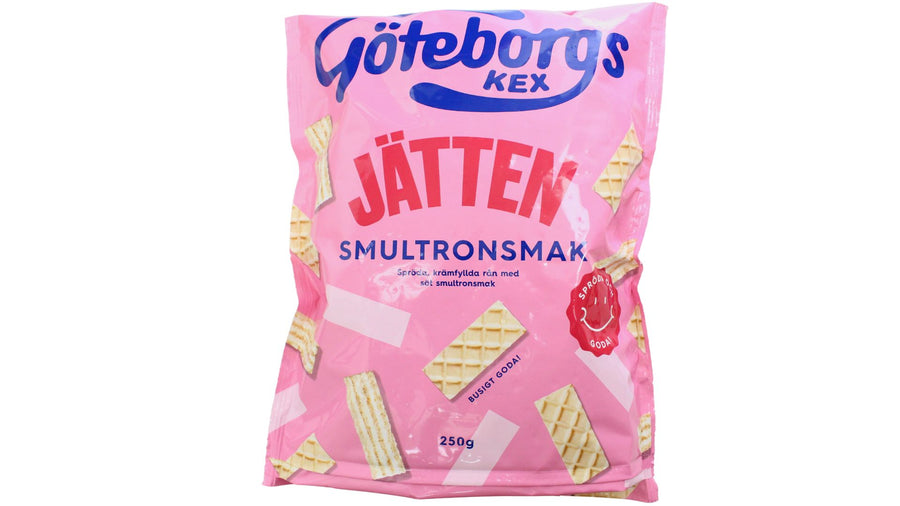 Kex Jätten Smultronsmak BEST BY: April 21,2023