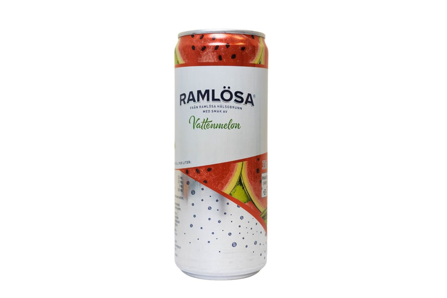 Ramlösa Vattenmelon (Watermelon) Sleek Can (33cl)