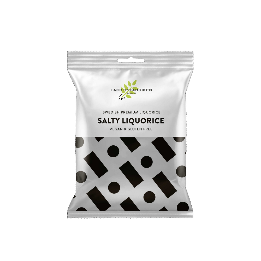 Lakritsfabriken Salty Licorice 3.53oz, Fresh Stock