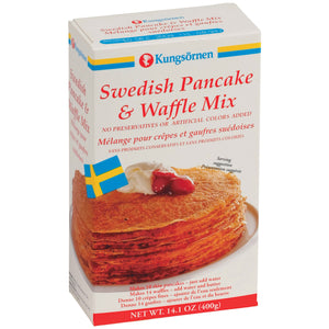 Kungsörnen Swedish Pancake & Waffle Mix-OVERSTOCK DEAL, BEST BY: March 9th, 2023